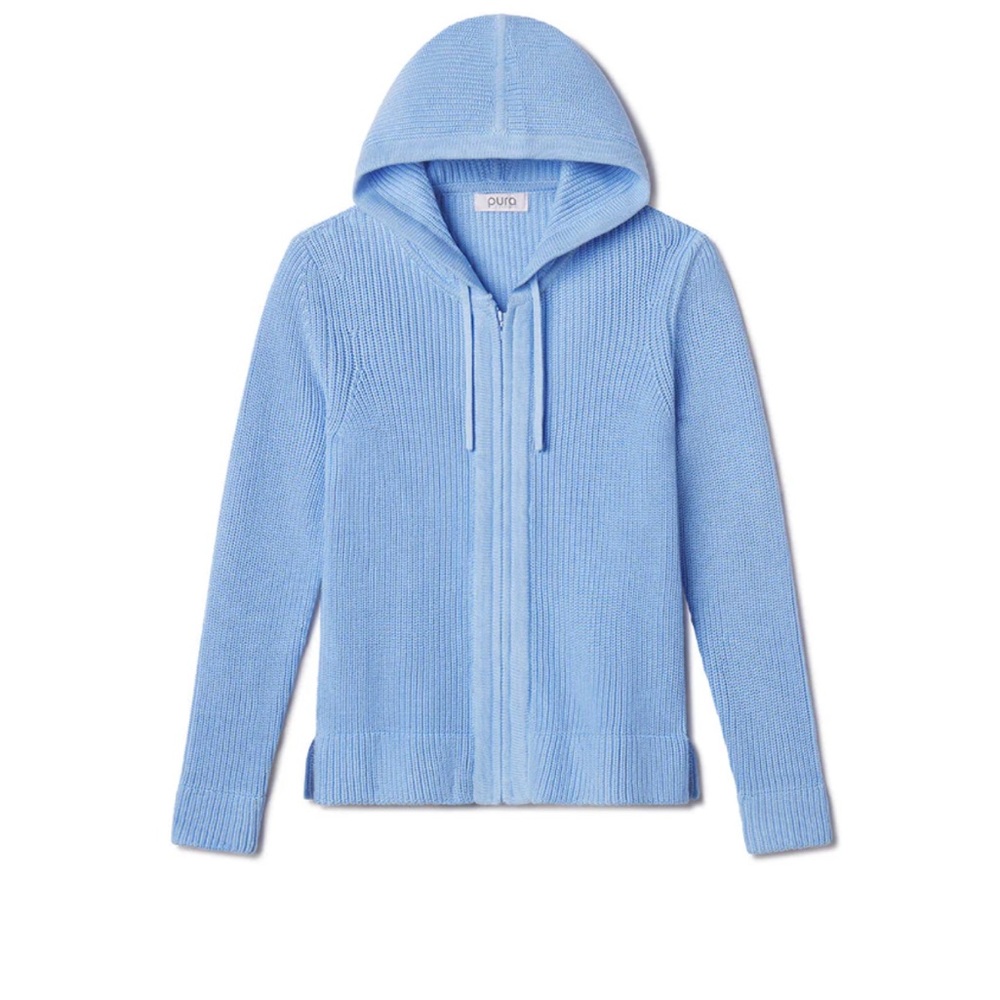 Blue Hooded Sweater